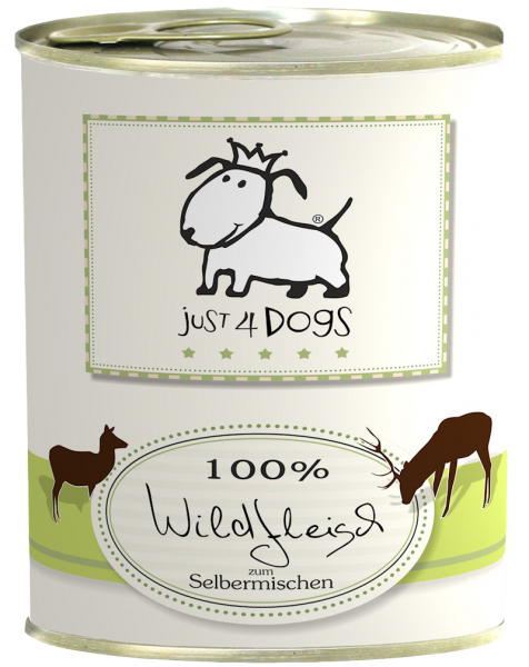 Just4Dogs 100% Wildfleisch